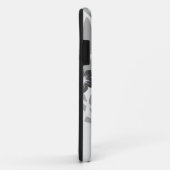 Coques Case-Mate iPhone large et noir bold damask (Dos/Droite)