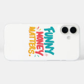 Coques Case-Mate iPhone L'argent drôle compte (Verso (horizontal))