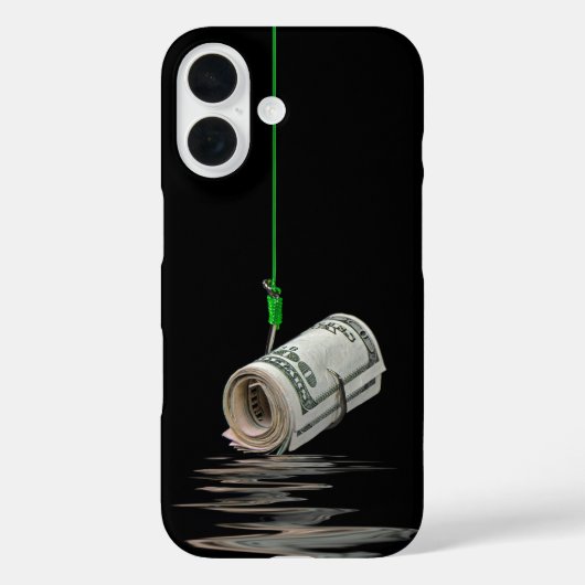 Coques Case-Mate iPhone L'argent sur un crochet de poisson (Verso)