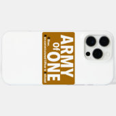 Coques Case-Mate iPhone L'Armée D'Un Imprimé (Verso (horizontal))