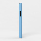 Coques Case-Mate iPhone Larry Name Sur Misty Blue, (Dos/Droite)