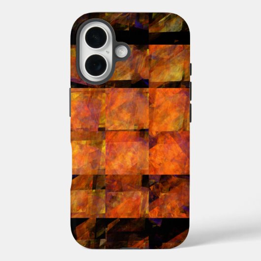 Coques Case-Mate iPhone L'art Abstrait au mur (Verso)