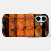 Coques Case-Mate iPhone L'art Abstrait au mur (Verso (horizontal))