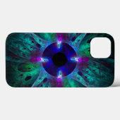 Coques Case-Mate iPhone L'art Abstrait des yeux (Verso (horizontal))