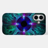 Coques Case-Mate iPhone L'art Abstrait des yeux (Verso (horizontal))