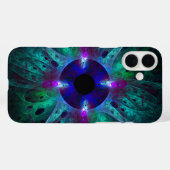 Coques Case-Mate iPhone L'art Abstrait des yeux (Verso (horizontal))