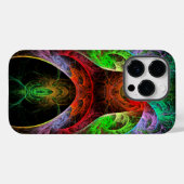 Coques Case-Mate iPhone L'art Abstrait du Carnaval (Verso (horizontal))
