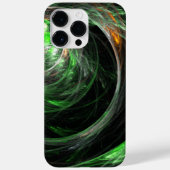 Coques Case-Mate iPhone L'art Abstrait vert du monde entier (Verso)