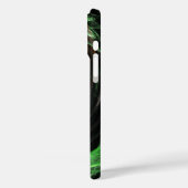 Coques Case-Mate iPhone L'art Abstrait vert du monde entier (Verso / Gauche)