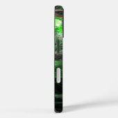 Coques Case-Mate iPhone L'art Abstrait vert du monde entier (Verso / Droite)