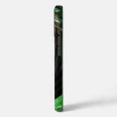 Coques Case-Mate iPhone L'art Abstrait vert du monde entier (Verso / Gauche)
