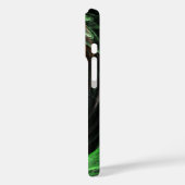 Coques Case-Mate iPhone L'art Abstrait vert du monde entier (Verso / Gauche)