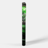 Coques Case-Mate iPhone L'art Abstrait vert du monde entier (Verso / Droite)