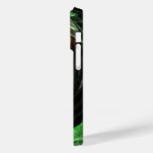 Coques Case-Mate iPhone L'art Abstrait vert du monde entier (Verso / Gauche)