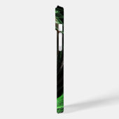 Coques Case-Mate iPhone L'art Abstrait vert du monde entier (Verso / Gauche)