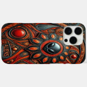 Coques Case-Mate iPhone L'art Alien dévoilant les mystères cosmiques (Verso (horizontal))