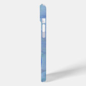 Coques Case-Mate iPhone L'art bleu abstrait (Verso / Gauche)