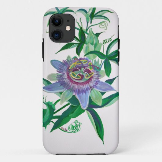 Coques Case-Mate iPhone L'art botanique des fleurs de passion (Dos)