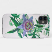 Coques Case-Mate iPhone L'art botanique des fleurs de passion (Dos (Horizontal))