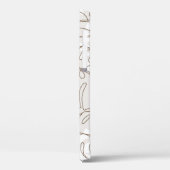 Coques Case-Mate iPhone L'art botanique minimal sans couture motif. m trop (Verso / Gauche)