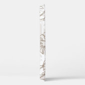 Coques Case-Mate iPhone L'art botanique minimal sans couture motif. m trop (Verso / Droite)