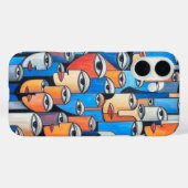 Coques Case-Mate iPhone L'art contemporain (Verso (horizontal))