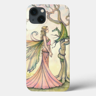iPhone 13 Coque L'art de fantasy de fée de dragon d'Autora Artwork