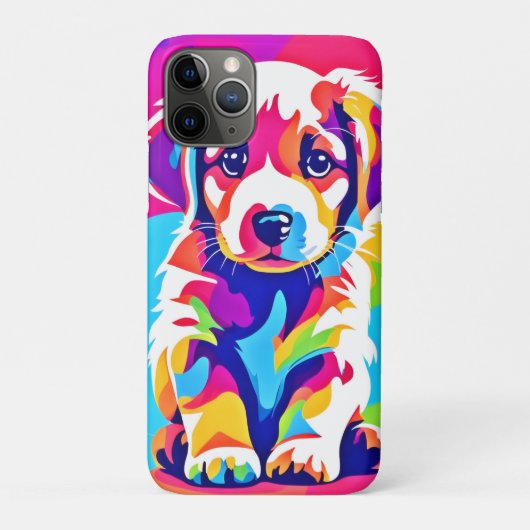 Coques Case-Mate iPhone L'art du chiot (Dos)