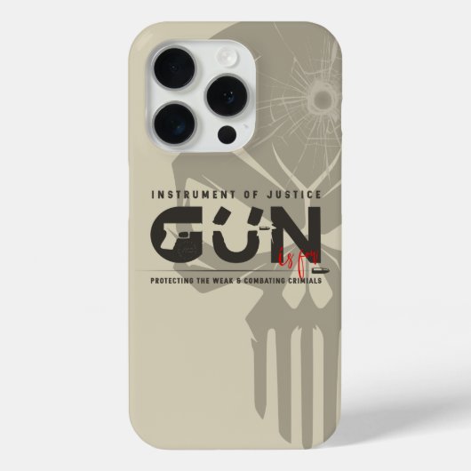 Coques Case-Mate iPhone L'art du monogramme de pistolet | (Verso)