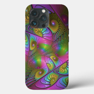 Case-Mate iPhone Case L'art fractal abstrait trippy lumineux coloré