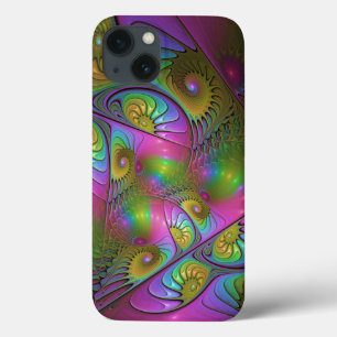 Case-Mate iPhone Case L'art fractal abstrait trippy lumineux coloré