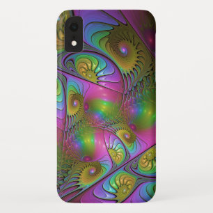 Case-Mate iPhone Case L'art fractal abstrait trippy lumineux coloré