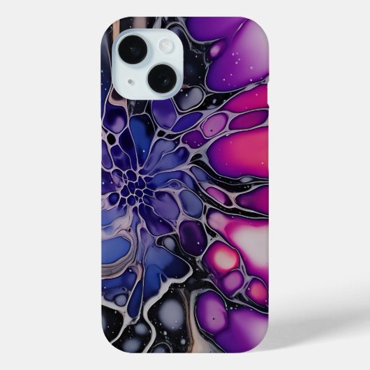 Coques Case-Mate iPhone L'art indie violet, éthérée et dynamique (Verso)