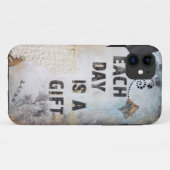 Coques Case-Mate iPhone L'Art Médiatique Mélange Chaque Jour Est Une Citat (Dos (Horizontal))