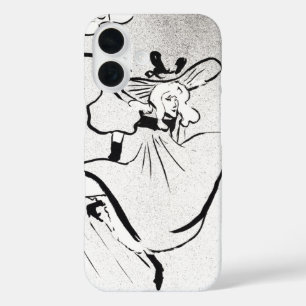 Coques iPhone 16 L'art noir et blanc Jane Avril par Toulouse Lautre