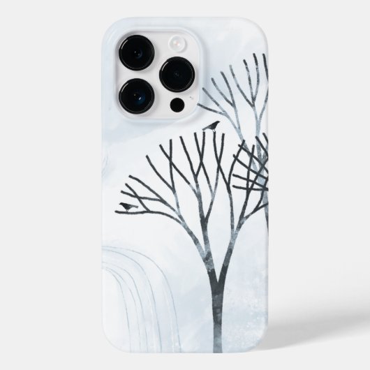 Coques Case-Mate iPhone L'Art Paysager De Neige D'Hiver (Verso)