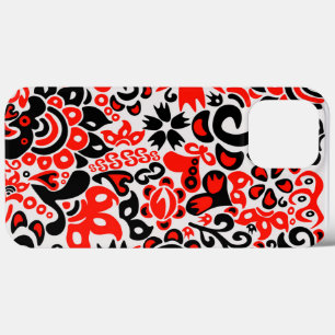 Case-Mate iPhone Case L'art populaire ukrainien motif floral abstact