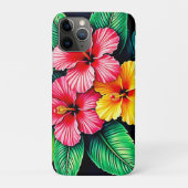 Coques Case-Mate iPhone L'art tropical des Hibiscus (Dos)