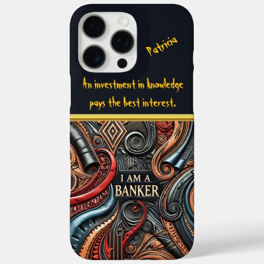 Coques Case-Mate iPhone L'art vif de l'identité bancaire (Verso)