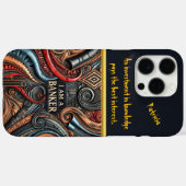 Coques Case-Mate iPhone L'art vif de l'identité bancaire (Verso (horizontal))