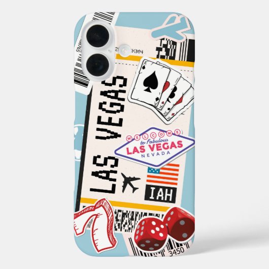 Coques Case-Mate iPhone Las Vegas Boarding Pass (Verso)