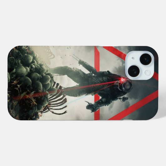 Coques Case-Mate iPhone Laser rouge Predator (Verso (horizontal))