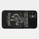 Coques Case-Mate iPhone L'Astronaut, Aventurier De L'Espace Extérieur, Vis (Dos (Horizontal))