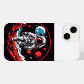 Coques Case-Mate iPhone l'astronaute (Verso (horizontal))