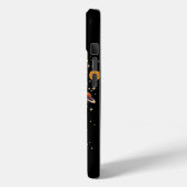 Coques Case-Mate iPhone L'astronaute Bitcoin à la lune - Crypto Bitcoin (Verso / Gauche)