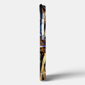 Coques Case-Mate iPhone Latte métallique en bois et fer rustique (Verso / Gauche)