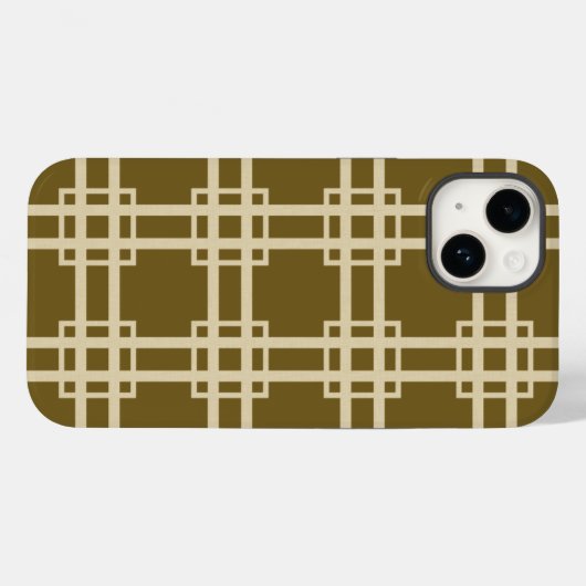 Coques Case-Mate iPhone Lattice d'épices curries (Verso (horizontal))