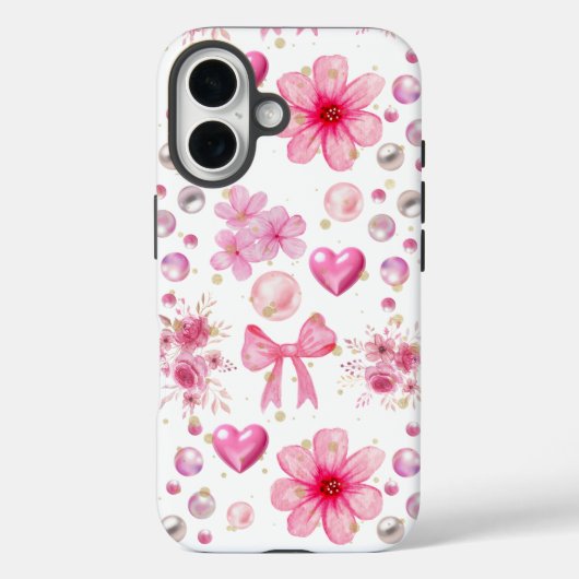Coques Case-Mate iPhone L'attrait du rose (Verso)