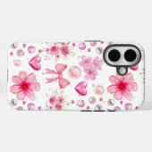 Coques Case-Mate iPhone L'attrait du rose (Verso (horizontal))