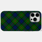 Coques Case-Mate iPhone Lauder tartan bleu vert plaid (Verso (horizontal))